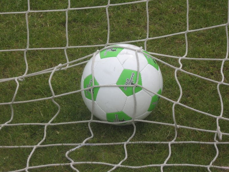 Amateurgras bal in goal