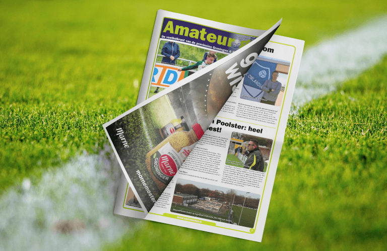 Amateurgras.nl foto krant gras