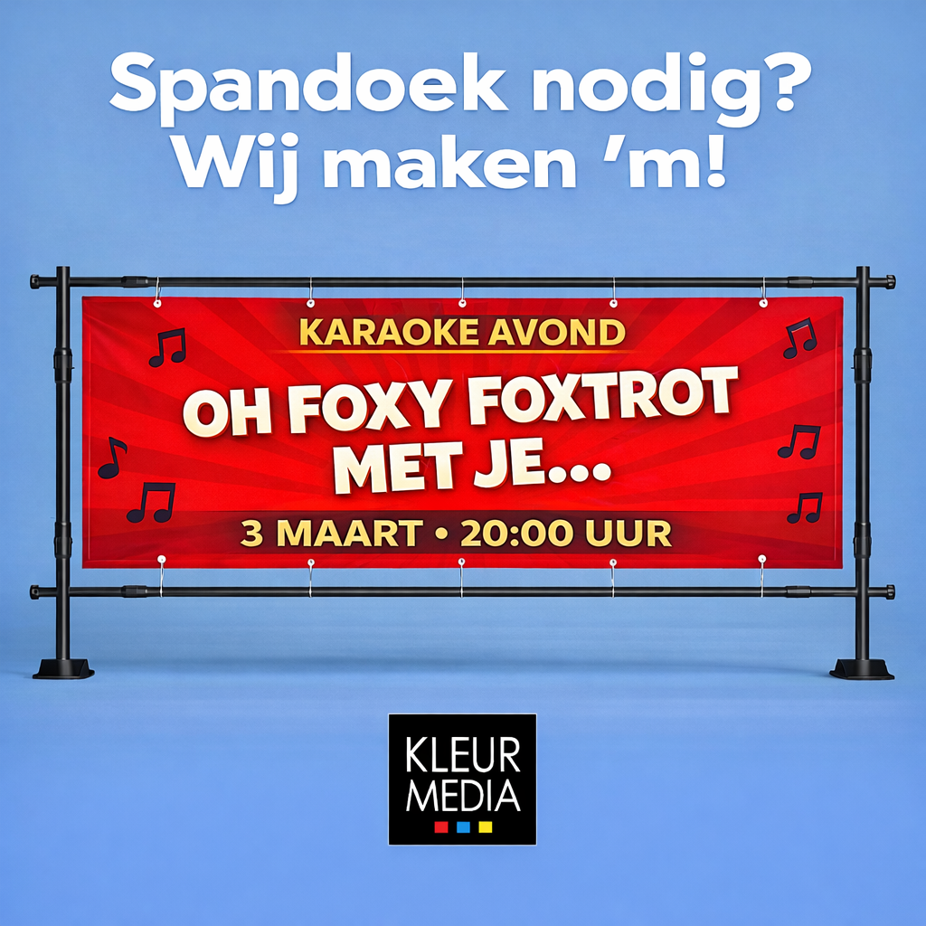 Kleurmedia banner Amateurgras FC Emmen